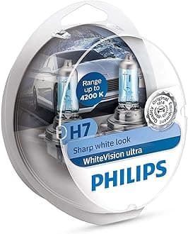WhiteVision ultra H7 car headlight bulb, 4.200K, pack of 2