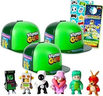 Stumble Guys Stumble Guys Mystery Toys Set - 3 Pack Blind Bags Plus More | Mini Figures for Boys and Girls