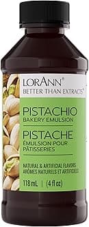 Pistachio Bakery Emulsion: Genuine Pistachio Aroma, Perfect for Boosting Nutty Notes in Baked Goods, Gluten-Free, Keto-Friendly, Pistachio Extract Substitute Essential for Your Kitchen