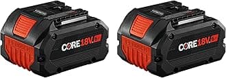 BOSCH GBA18V60-2PK 18V CORE18V® Lithium-Ion 6 Ah High Power Battery, 2-Pack