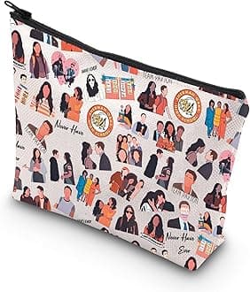 VAMSII TV Show Merchandise Never Have I Ever Zipper Pouch Makeup Bag Comedy Drama Lover Gift (Never Have)