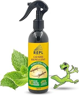 Lizard Repellent Spray (250ML) For Home | 100% Natural Pest Control Spray | Made Of Peppermint & Eucalyptus Oil | Lizard Spray | Permanent Solution For Lizards | Not Lizard Killer | PK Of 1