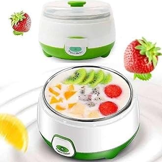 VIVUE Electric Yogurt Maker,1L Automatic Yogurt Maker Machine in Home Kitchen, Stainless Steel Yogurt Maker with Temperature Control, Homemade Fresh Yogurt - Dahi Maker with Auto Switch-Off