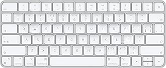 Apple Magic Keyboard: Wireless, Bluetooth, Rechargeable. Works with Mac, iPad, or iPhone; Chinese (Pinyin) - White
