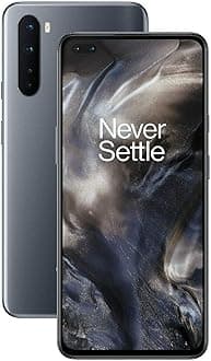 OnePlus NORD (5G) 8GB RAM 128GB UK SIM-Free Smartphone with Quad Camera, Dual SIM and 2 Years Warranty - Onyx Grey (Renewed)