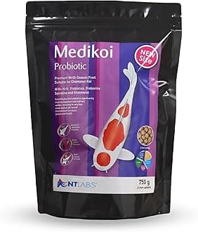 Medikoi Probiotic Multi-Season, Complete Feed For All Pond Fish, Ideal For All Year Round Feeding, Rich in Probiotic Bacteria, Maintains Immune System, Koi Fish Food (6mm) (750 g)