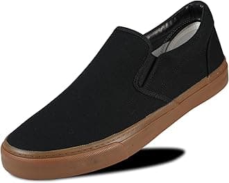 Men's Sneakers Low Top Canvas Slip On Shoes for Men, Soft Insole Mens Slip on Sneakers