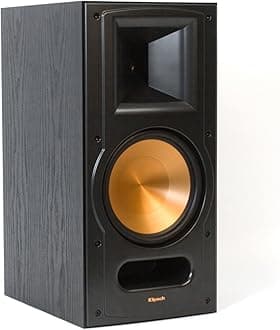 Reference RB-81 II 150W RMS / 600W Peak Bookshelf Speaker - Black - Single Speaker