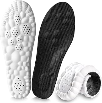 - 4D Cloud Insoles for Women and Kids, Arch Support Insoles, Memory Foam Insoles, Shock Absorption and Cushioning Sports Shoe Insoles for Foot & Joint Support (S Men 6-7 | Women 7-8)