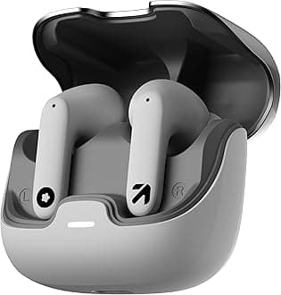 Boult Audio Z40 True Wireless in Ear Earbuds with 60H Playtime, Zen™ ENC Mic, Low Latency Gaming, Type-C Fast Charging, Made in India, 10mm Rich Bass Drivers, IPX5, Bluetooth 5.3 Ear Buds TWS (White)