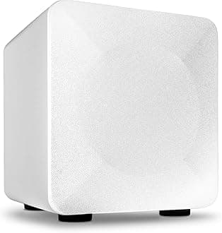 S6 Powered Subwoofer - Mini 6 Inch 210 Watt Front-Firing TV Speaker for Music and Movie Lovers