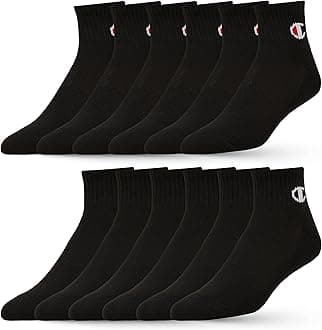 Champion Boys and Toddler Socks 12 Pair Soccer Quarter Ankle Socks for Girls