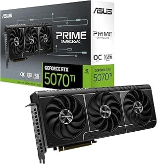 ASUS The SFF-Ready Prime GeForce RTX™ 5070 Ti OC Edition 16GB GDDR7 Graphics Card (PCIe® 5.0, 16GB GDDR7, HDMI®/DP 2.1, 2.5-Slot, Axial-tech Fans, Dual BIOS)