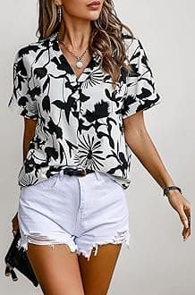 Women's Rayon Oversized Fit Crop Top Korean Style Long Sleeve Oversized Button Down | Workwear Top for Office & Casual Wear