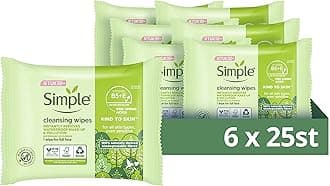 Kind to Skin Cleansing Face Wipes UK's #1 facial skin care brand* for sensitive skin 6x 25 pack