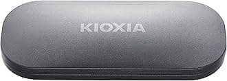 KIOXIA EXCERIA PLUS Portable SSD 1TB - External Drive with USB 3.2 Gen2 Interface, Compatible with Windows OS, macOS, iPadOS, Android OS, PS4, PS4 Pro, PS5, Xbox Series X/S (LXD10S001TG8)