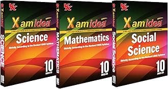 Xam idea Bundle Set of 3 Books (Science, Social Science & Mathematics) Book Class 10 | CBSE Board | Chapterwise Question Bank | 2022-23 Exam