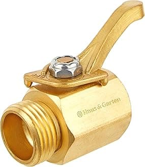 Haus & Garten Heavy-Duty Brass Shut Off Valve