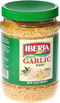 Iberia Minced Garlic In Water, 32 Ounce