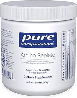 Amino Replete | Hypoallergenic Free-Form Amino Acid Powder Supplement | 8.5 Ounces Powder