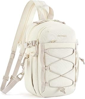 Small Crossbody Sling Bag, Crossbody Daypack, Chest Shoulder Bag Hiking Small Backpack for Casual Travel Sport