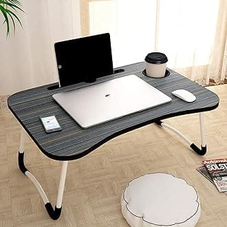 Wood Office Table For Home/Writing Desk For Office/Folding Table For School/Folding Study Table/Work From Home Multipurpose Table(Black),40 cm,60 cm