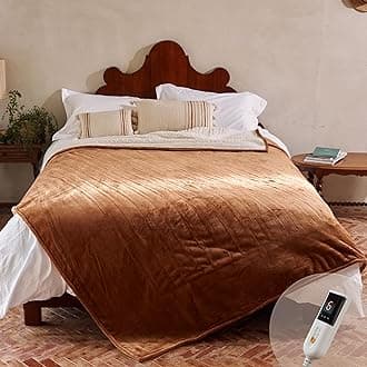 GOTCOZY Heated Blanket - Full Size Electric Blanket with 6 Heating Levels & 10 Hour Auto Off, ETL Certified (72x84 Inch Biscuit)