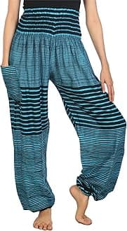 LOFBAZ Harem Boho Pants for Women Yoga S-4XL Plus Hippie Clothing PJ