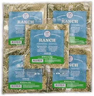 MySALT Ranch Dressing Mix – 5 Pack – Sodium-Free Seasoning – Restaurant-Style Ranch Flavor for Low-Sodium Homemade Dip or Dressing
