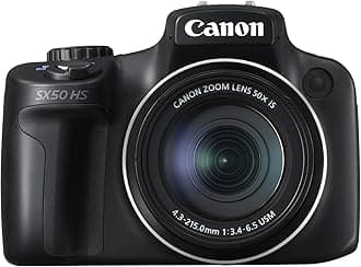Canon PowerShot SX50 HS Digital Camera with 50x Ultra Wide Angle 24-1200mm Lens (12.1 MP, 50x Zoom) 2.8 inch Vari-angle LCD