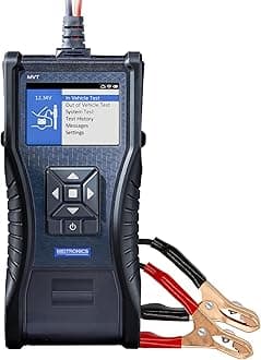 Midtronics MVT Handheld Battery Tester, MDX-AI Powered, Fast & Accurate Diagnostics for 6V/12V Automotive, Marine, Power Sports, Heavy Duty Batteries, Rechargeable (MVT-100P)