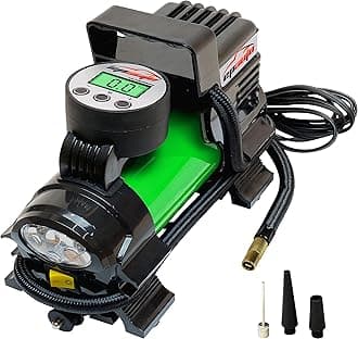 12V DC Portable Air Compressor Pump, Digital Tire Inflator
