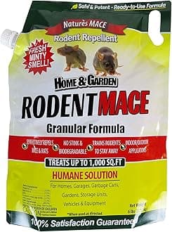 Nature's MACERodent Repellent 6lb / Covers 1,000 Sq. Ft. / Repel Mice & Rats/Keep Mice, Rats & Rodents Out of Home, Garage, Attic, and Crawl Space/Safe to use Around Children & Pets