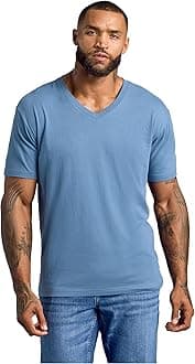 True Classic Mens V Neck T Shirts – Cotton V Neck Shirts for Men, V-Neck Mens T-Shirts and Undershirts for Men Pack/Singles