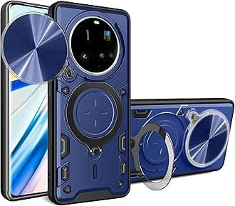 Compatible with Xiaomi 15 Ultra Case Cover,with Slide Camera Lens Cover Compatible with Xiaomi 15 Ultra 5G 25010PN30G Case Blue