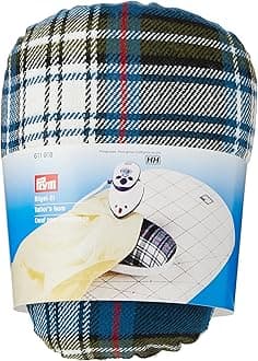 Prym Tailor’s Ham Pressing & Molding Tool - Dual-Sided Cotton/Poly Blend for Curved Seams, Collars, Sleeves & Waistbands