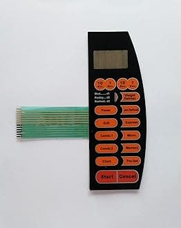 Able GMG17E07WHGX Microwave Oven Membrane Keypad (GMG 17E 07 WHGX)