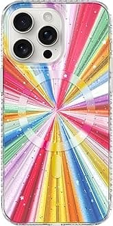 LONLI Hue - for iPhone 15 Pro Max Case [Compatible with Magsafe] - Cosmic Portal Phone Case - [360° Shock-Absorbent Bumper] - Cute, Unique and Aesthetic Phone Cover for Girls and Women