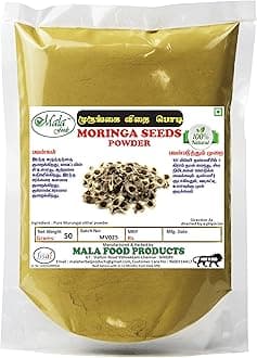 MALA Moringa Seed Powder -50 GMS/Murungai Vidhai Powder/Drumstick Seed Powder - 50 G