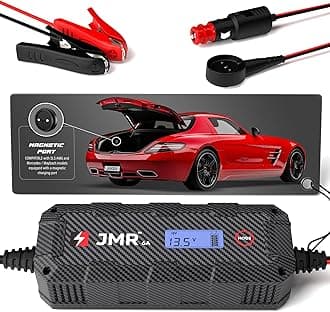 JMR Battery Charger for Mercedes-Benz SLS AMG Trickle Charger Conditioner Maintainer (UK Plug, Magnetic Port, No Lithium Mode)