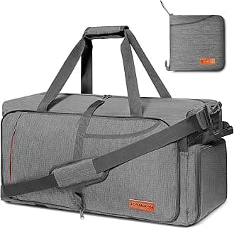 115L Travel Duffel Bag, Foldable Weekender Bag with Shoes Compartment for Men Women Water-proof & Tear Resistant