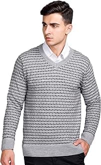 GODFREY V Neck Full Sleeve Sweater for Man Winter Pullover