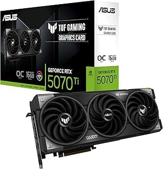 TUF Gaming GeForce RTX ™ 5070 Ti 16GB GDDR7 OC Edition Gaming Graphics Card (PCIe® 5.0, HDMI®/DP 2.1, 3.125-slot, Military-Grade Components, Protective PCB Coating, axial-tech Fans)
