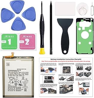 New Upgraded Battery for Galaxy A72, EB-BA426ABY Replacement Battery Compatible with Samsung A72, with Repair Tools & Instruction