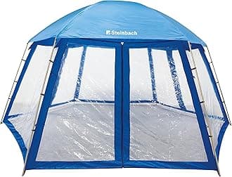 Steinbach Mega Pool Roof – 036425 – For Pools up to Diameter 457 cm – Sun Protection, Quick Warming of Pool Water and Less Pollution – 600 x 520 x 280 cm (L x W x H)