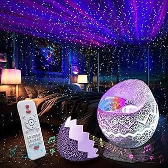 Galaxy Projector, Star Projector LED Lights for Bedroom, Outdoor Lighting Projector, Starry Night Light with White Noise and Bluetooth Speaker, Gifts for Kids Adults Christmas, Birthdays