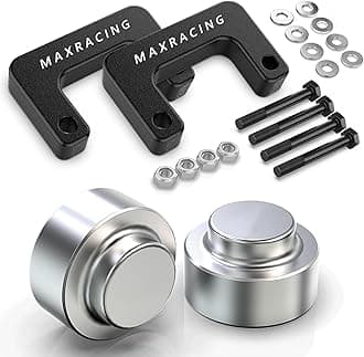 Maxracing 2.5" Front + 1.5" Rear Leveling Lift Kit Compatible with 2007-2020 Chevy Tahoe / 2007-2013 Chevy Avalanche 1500/2007-2020 Chevy Suburban 1500/2007-2020 GMC Yukon 1500 4WD/2WD