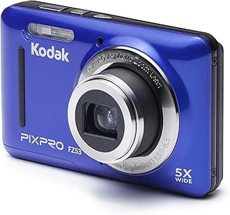 FZ53-BL Point and Shoot Digital Camera with 2.7 LCD, Blue by Kodak
