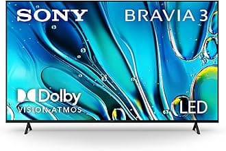 Bravia 3 65 Inch, 4K HDR Smart TV, Google TV with Dolby Vision Atmos, PS5 Gaming, 2024 UAE Model