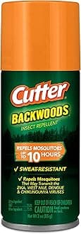 Cutter Backwoods Insect Repellent, Aerosol, 3 Ounce Travel Size, Pack of 12